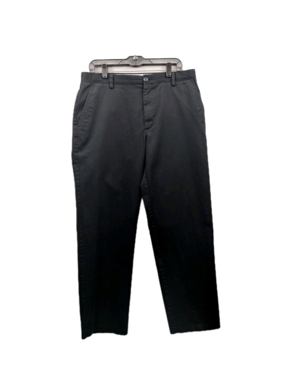 Dockers D3 Easy Khaki Pants Mens Sz 34x34 Fits 35x32 Black Flat Front Chinos EUC